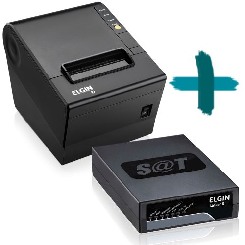 Kit SAT Fiscal Elgin (S@T Linker II + Impressora i9)